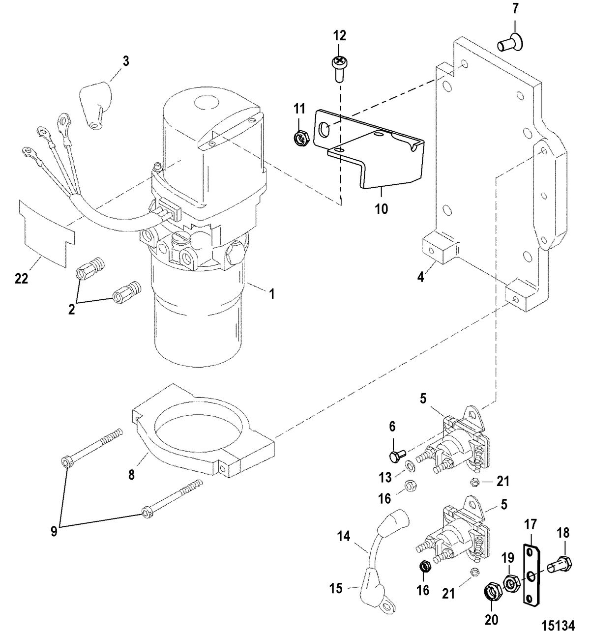 ACCESSORIES TRIM / TILT / LIFT SYSTEMS AND COMPONENTS Power Trim(846860A1)
