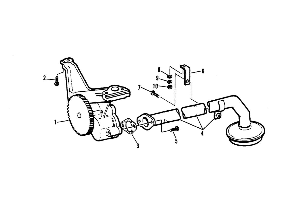 MERCRUISER D7.3L/270 DIESEL ENGINE (STERN DRIVE/INBOARD) OIL PUMP