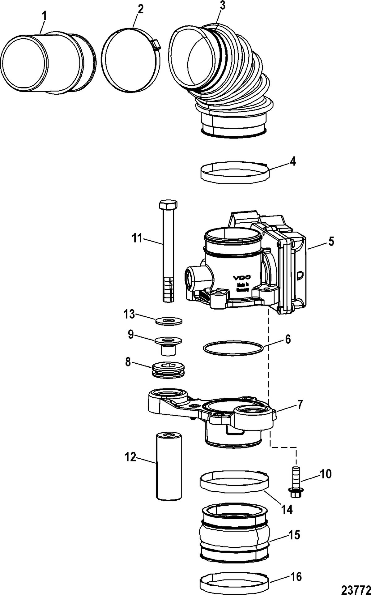 RACE STERNDRIVE 600 SCI Intake Components(Boost Valve)