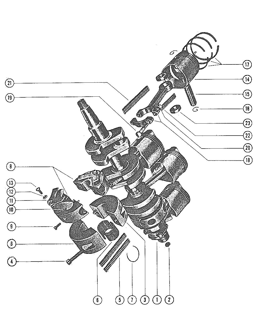 MARK MARK 50 CRANKSHAFT - PISTON & CONNECTING RODS