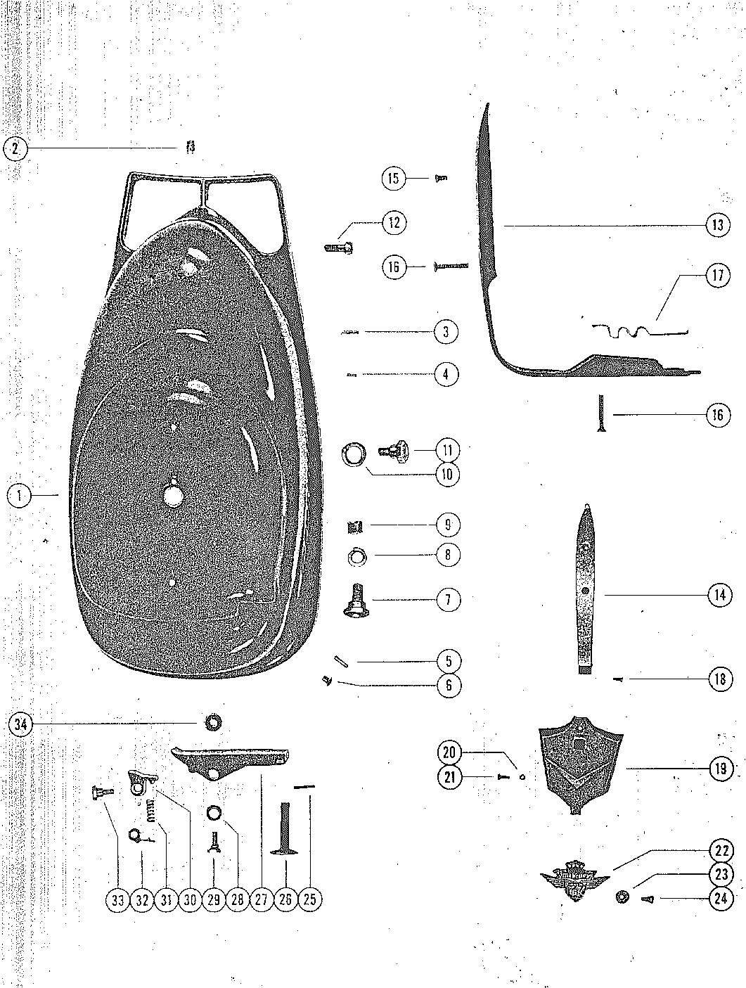 MARK MARK 6, MARK 6A TOP COWL ASSEMBLY(MK6, MK6-1, MK6-2, MK6-3, MK6-4)