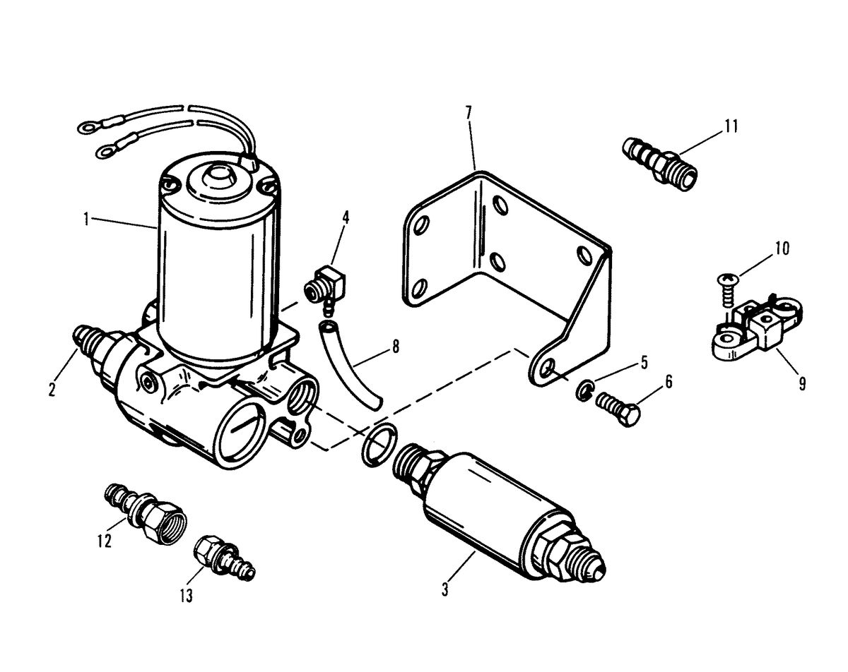RACE OUTBOARD MERC 3.4L EFI FUEL PUMP