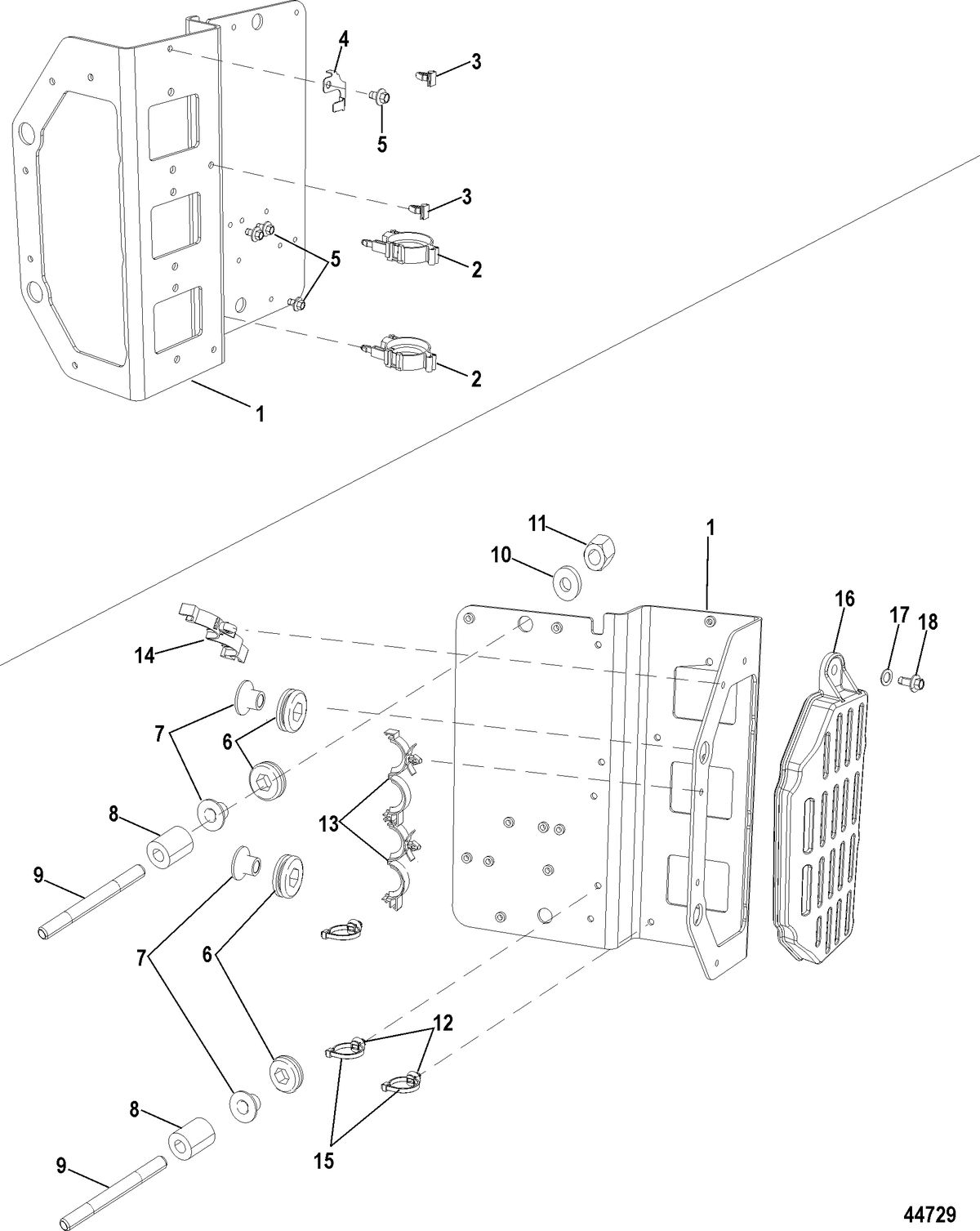 SPORTJET 200 DFI JET DRIVE Electrical Plate, Hardware