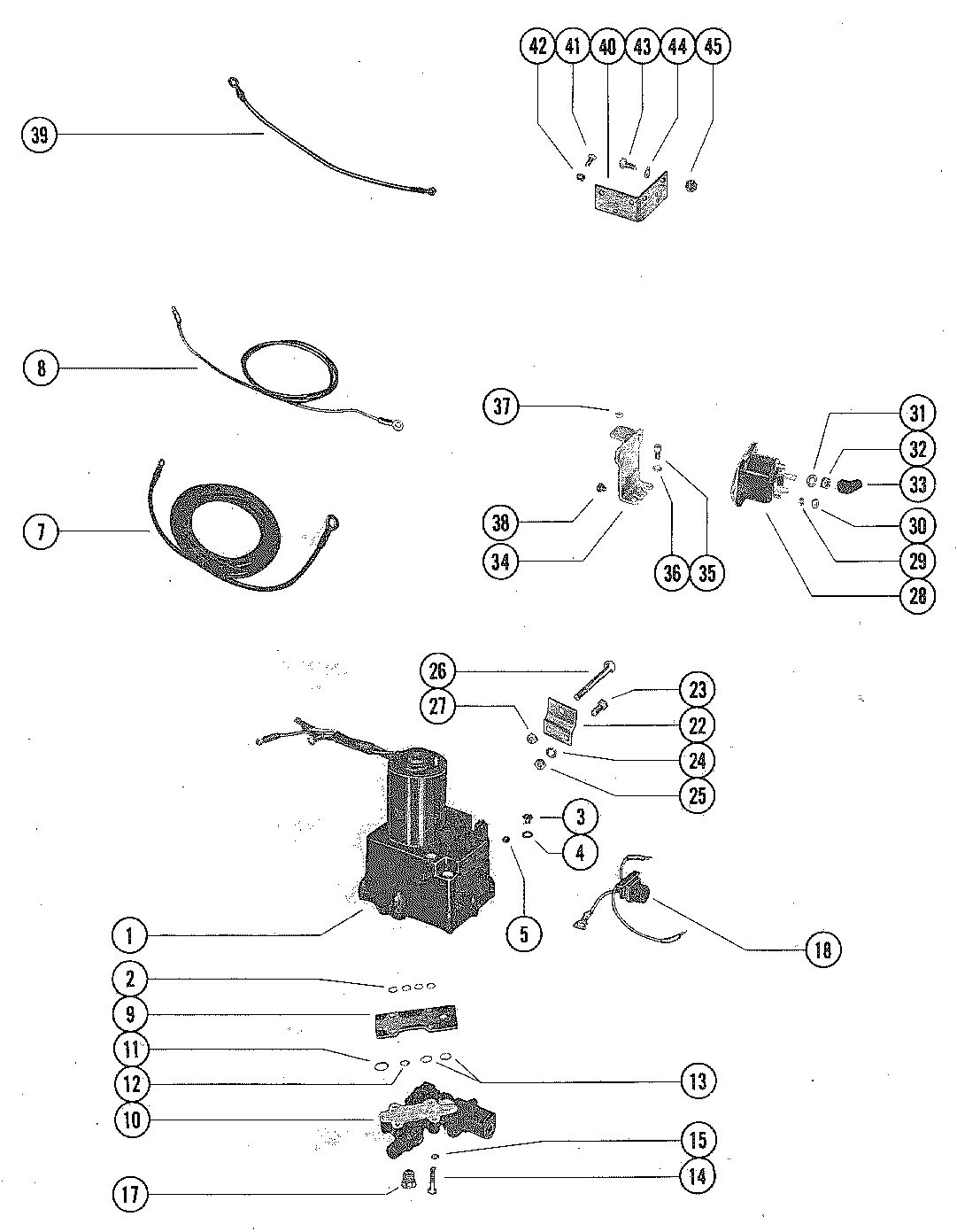 MERCURY MERC 115 HYDRAULIC PUMP AND CONTROL VALVE