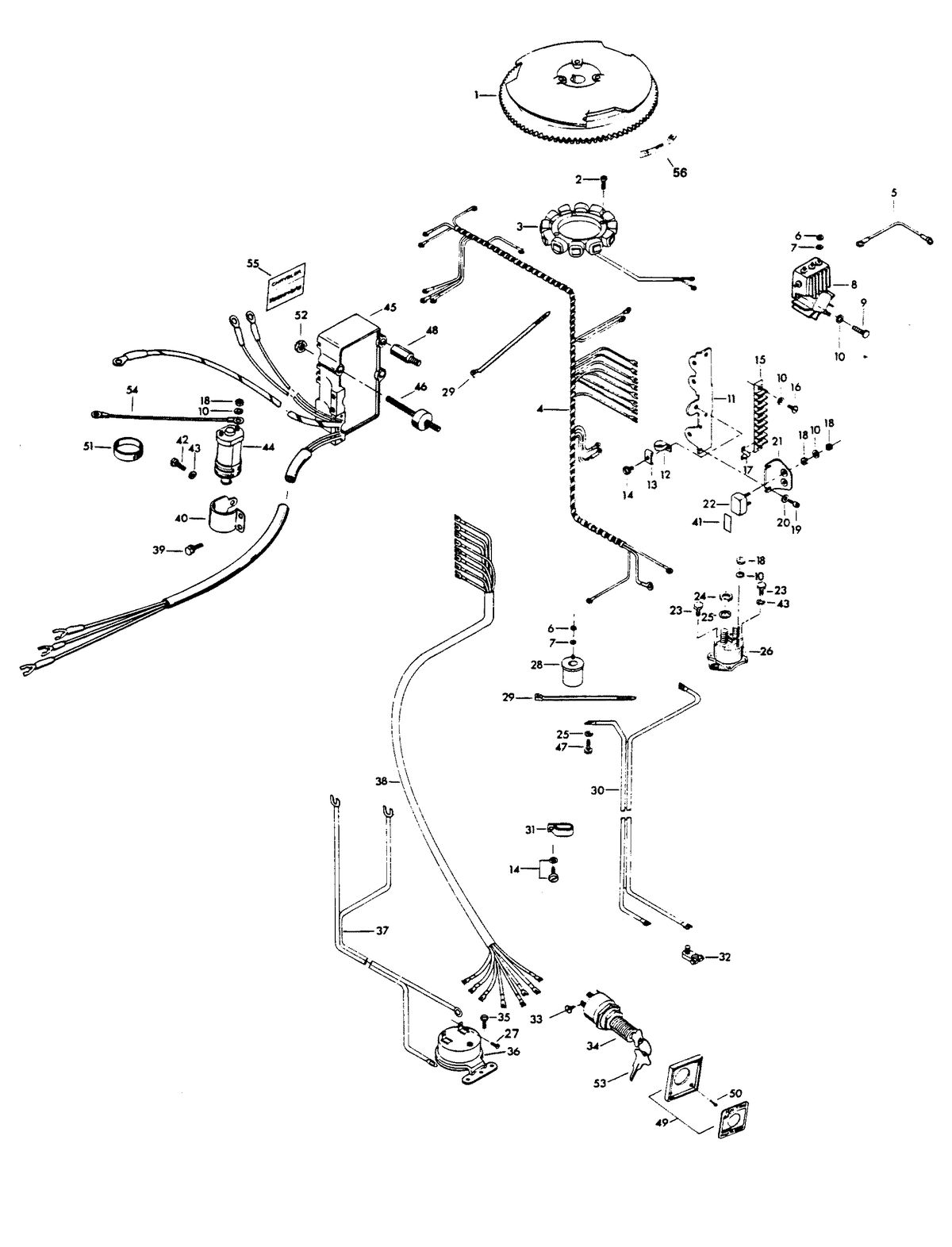 CHRYSLER 85 H.P. ELECTRICAL COMPONENTS
