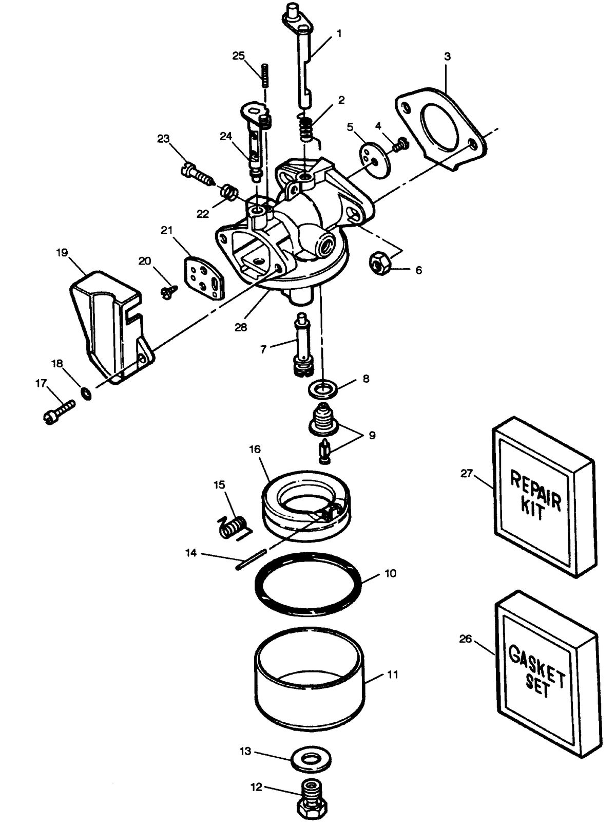 SEARS SEARS 5 H.P. CARBURETOR