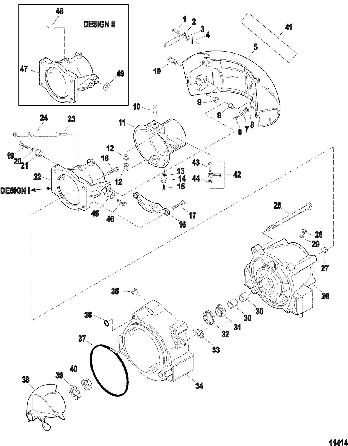 SPORTJET 175XR2 JET DRIVE Nozzle And Rudder(Serial Number 0E345000 Thru 0E369299)