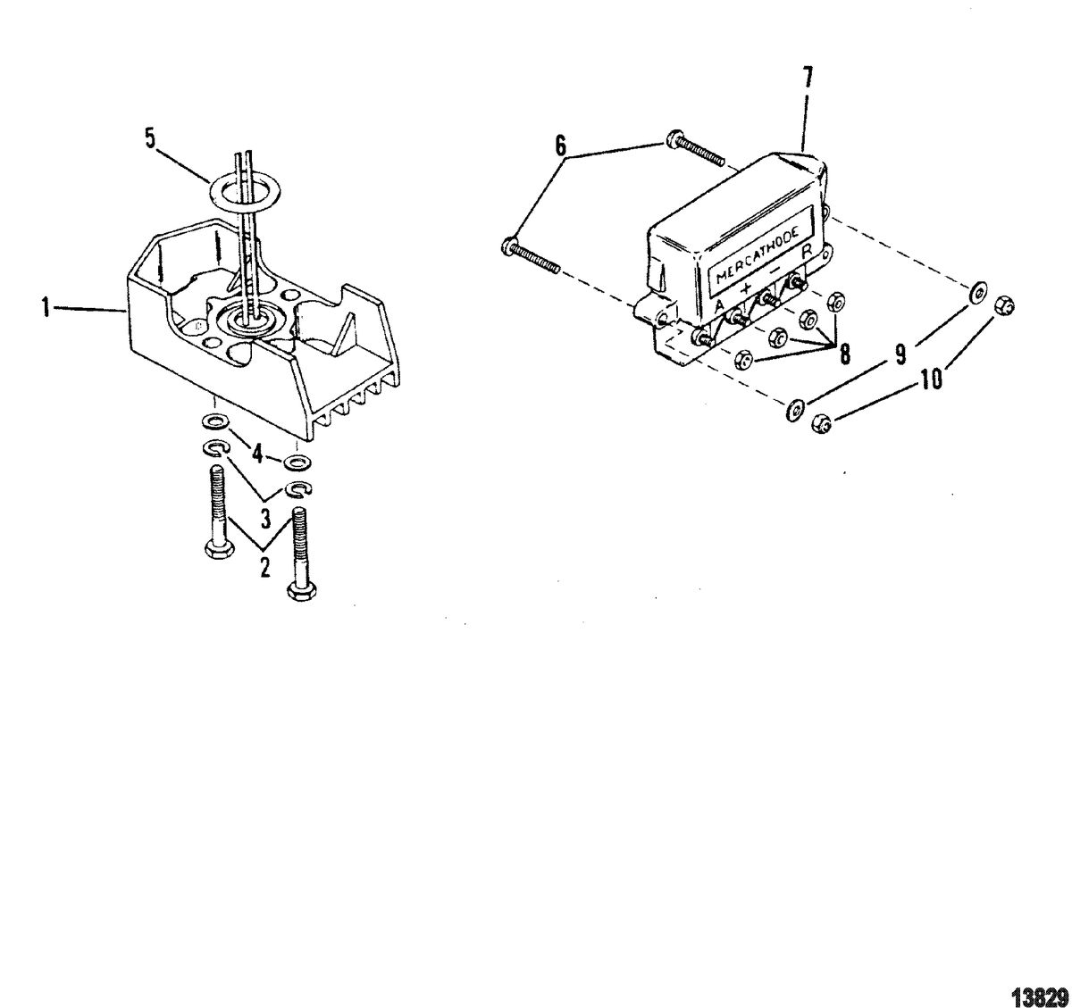 MERCRUISER ALPHA ONE GEN II STERNDRIVE AND TRANSOM ASSEMBLY Mercthode Kit