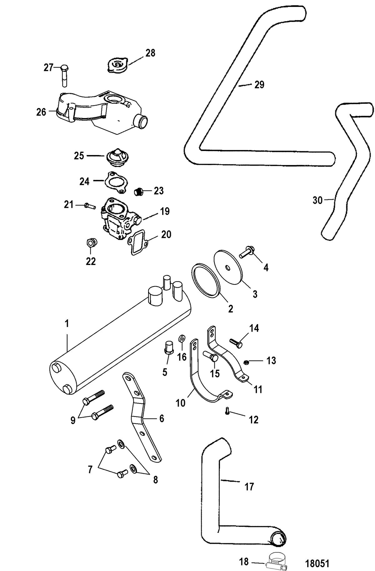 ACCESSORIES EXHAUST/COOLING SYSTEMS AND EXTENSION KITS Fresh Water Cooling Kit