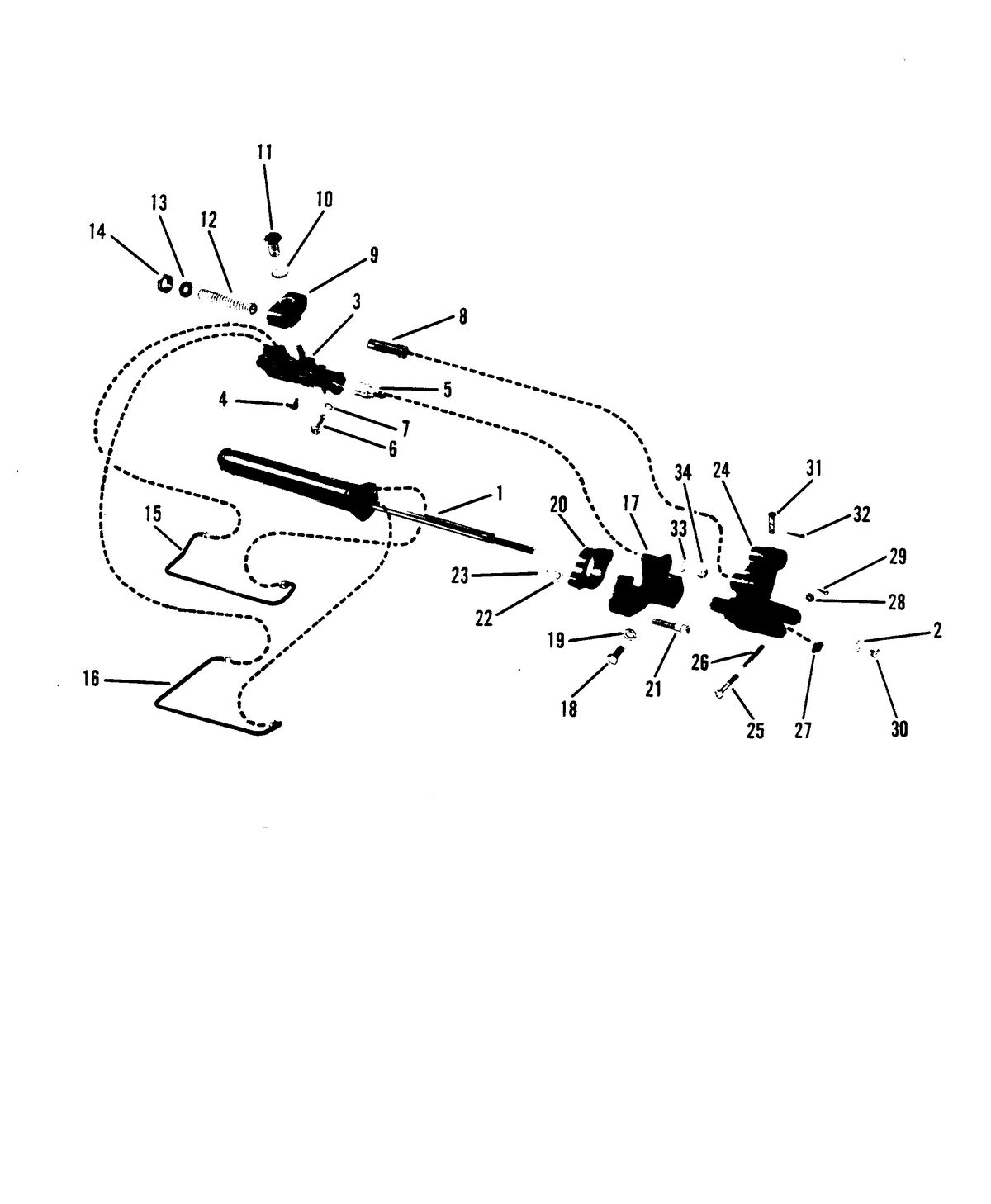 MERCRUISER 575 H.P. ENGINE (CARD 54) POWER STEERING COMPONENTS(M0036-022)