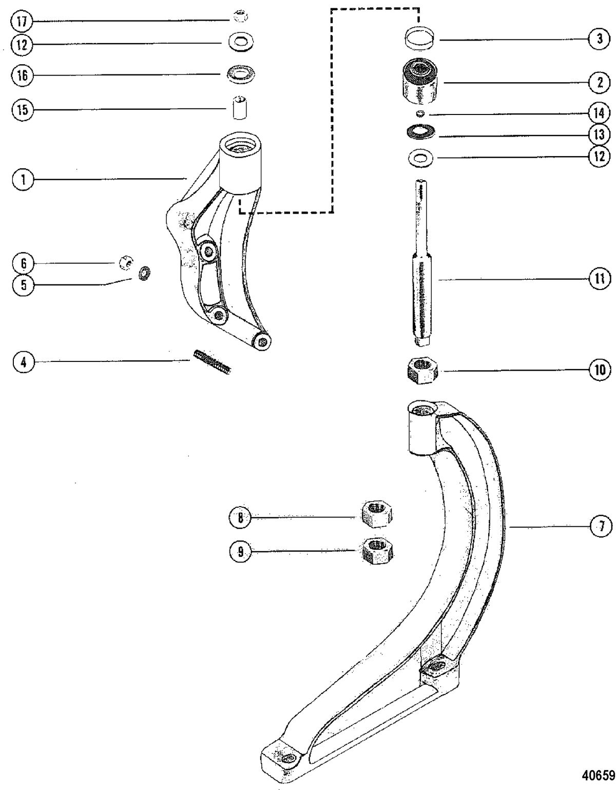 MERCRUISER 470 ENGINE Front Mount Assembly(MCM)
