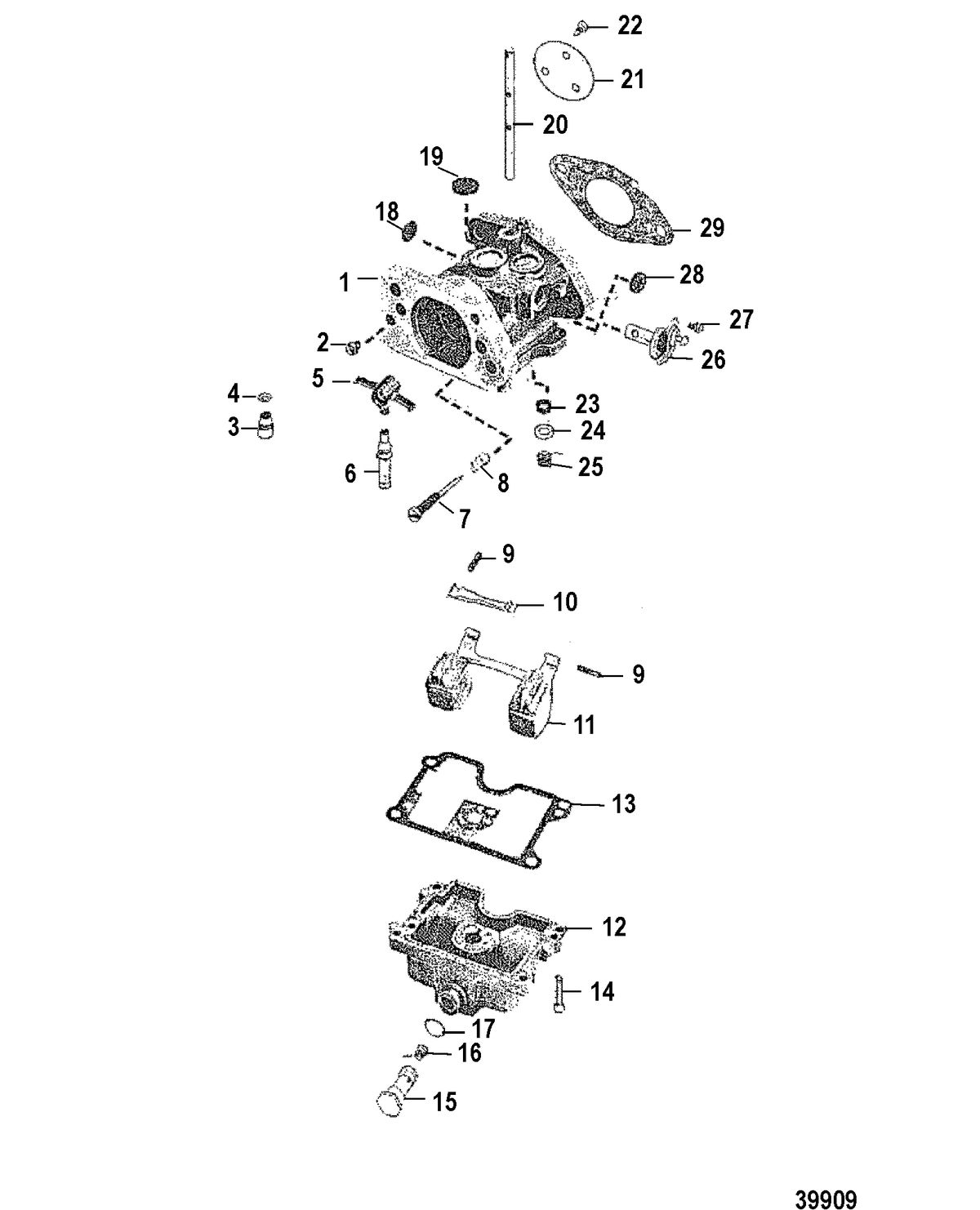 MERCURY MERC 80 CARBURETOR ASSEMBLY