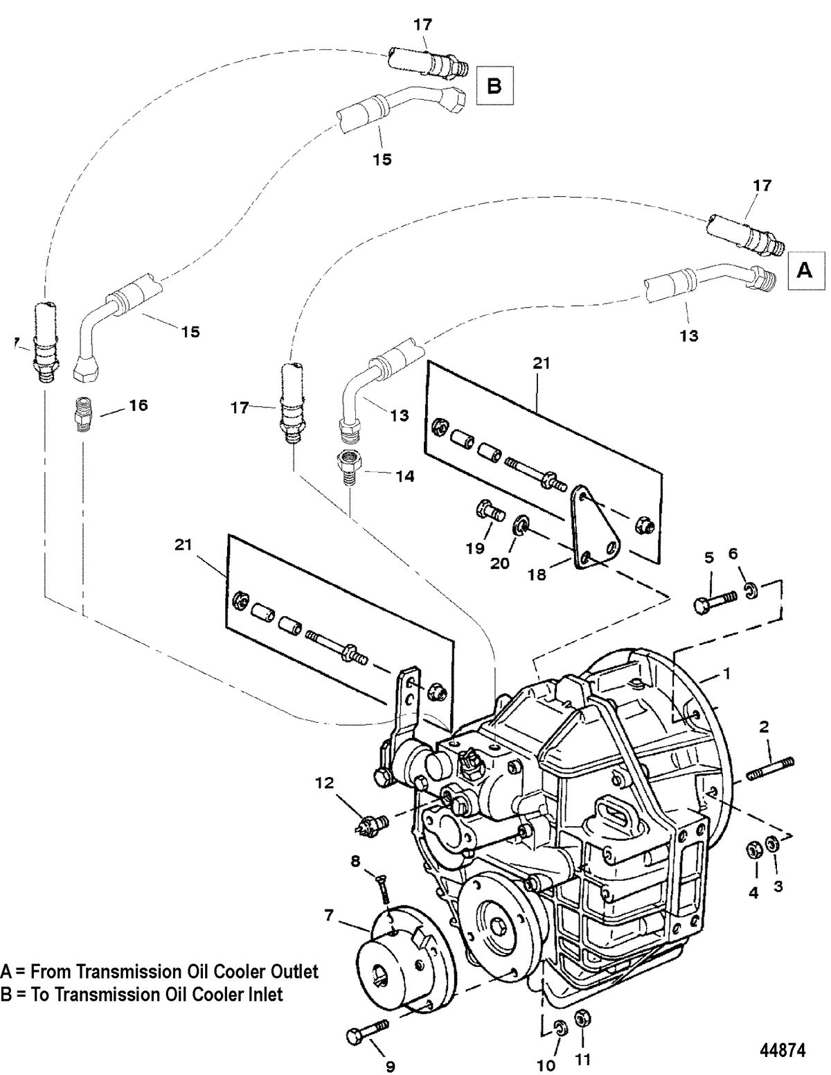 MERCRUISER 7.4L/8.2L MPI (MIE) GEN VI TRANSMISSION AND RELATED PARTS(HURTH 630 & 800)