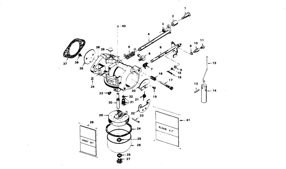 CHRYSLER 30 H.P. CARBURETOR