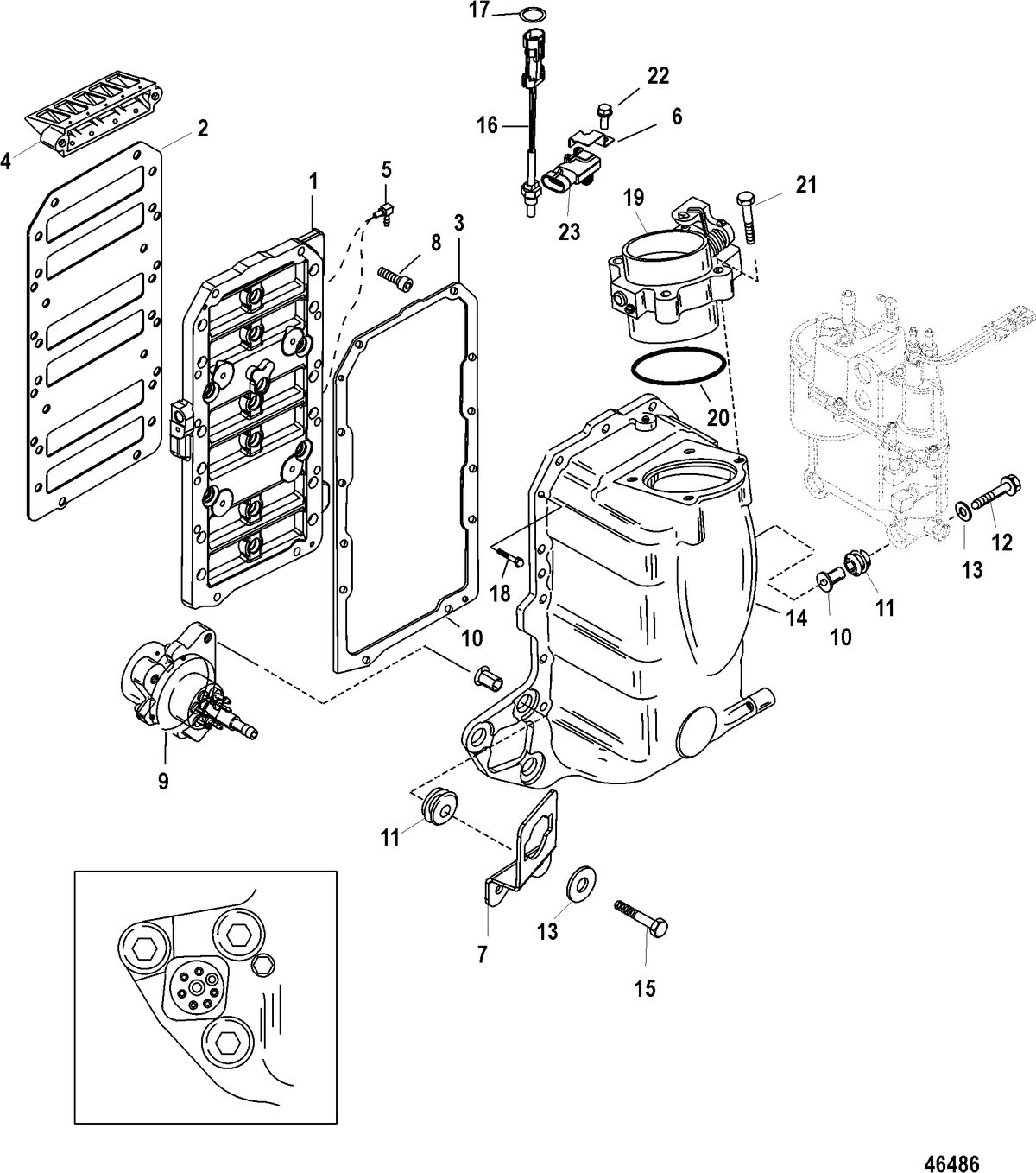 RACE OUTBOARD 200XS SST Air Handler Components