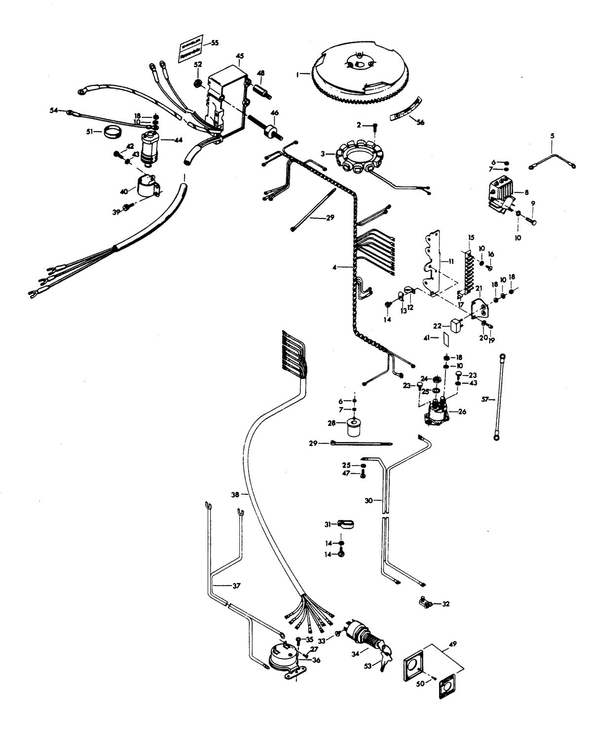 CHRYSLER 140 H.P. ELECTRICAL COMPONENTS