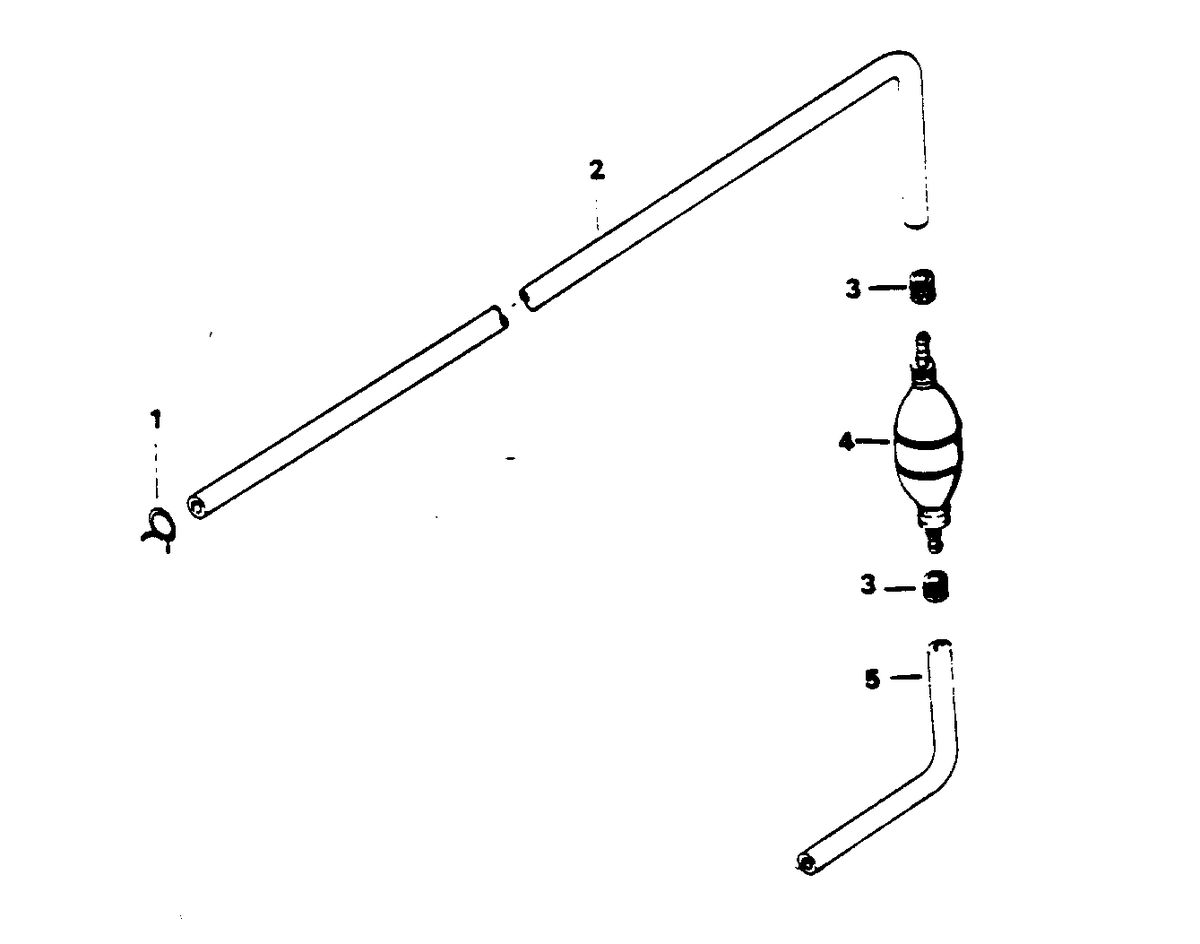 FORCE FORCE 125 H.P. FUEL TANK AND LINE