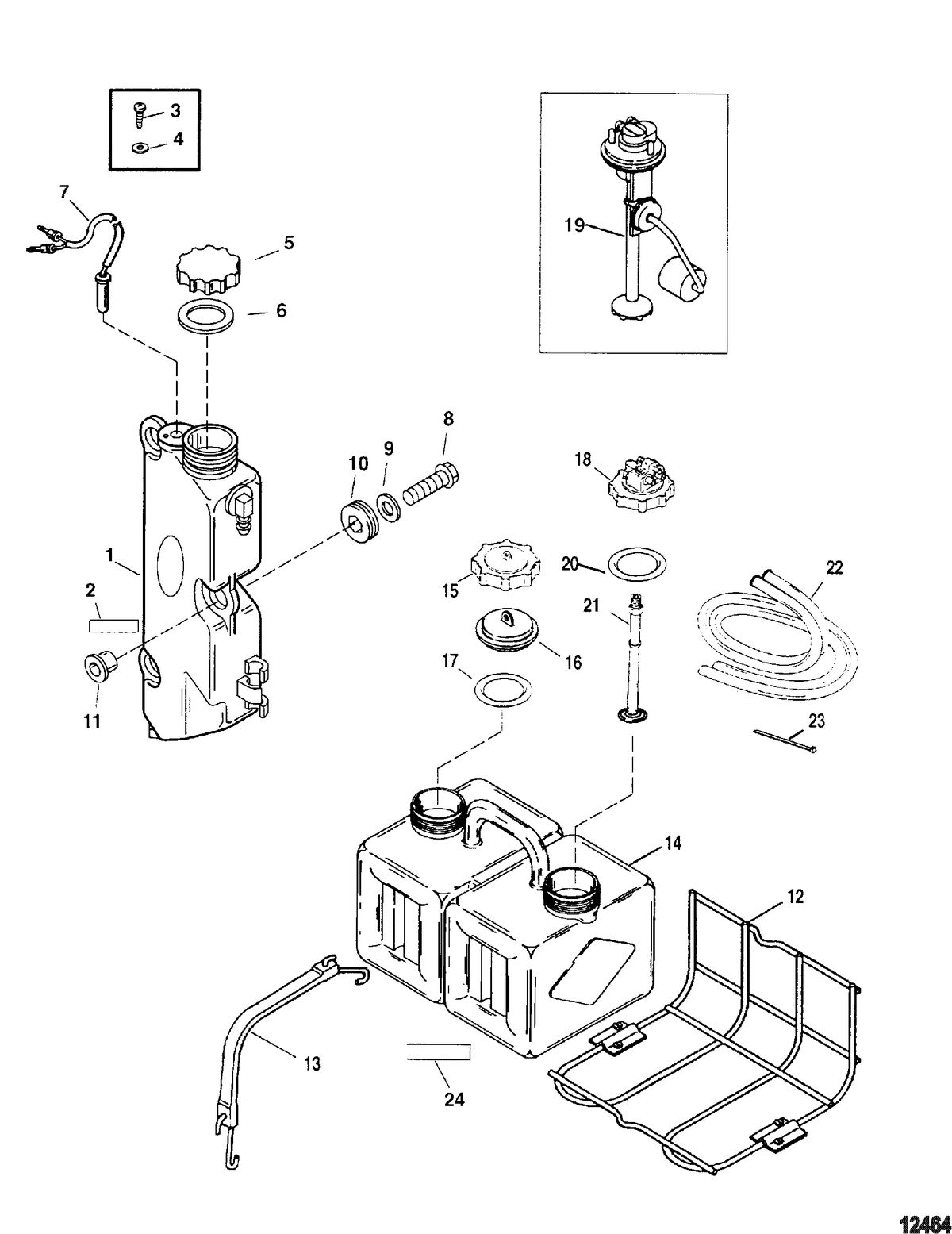 MERCURY/MARINER 200/225 (3.0L DFI) Oil Injection Components