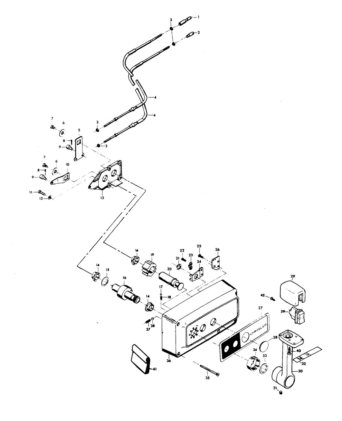 CHRYSLER 115 H.P. REMOTE CONTROL