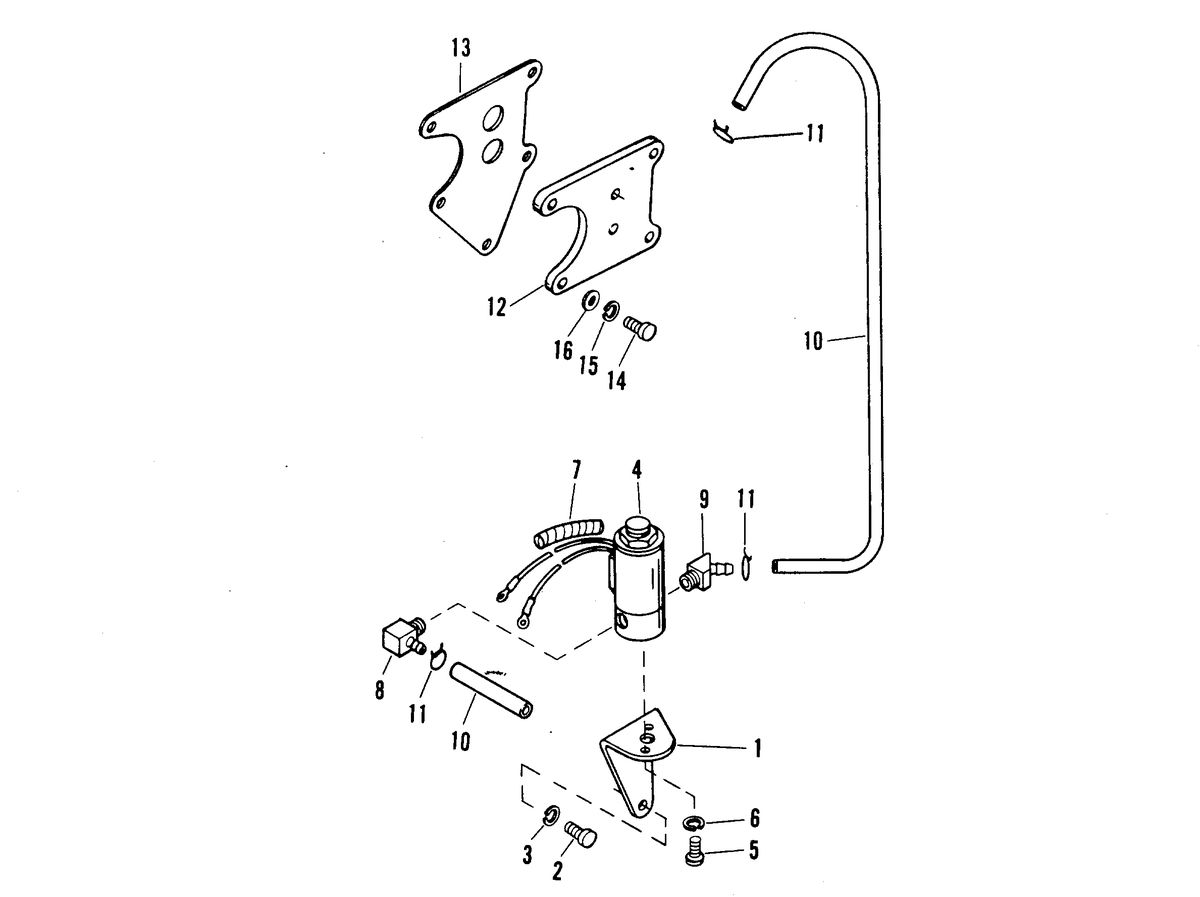 RACE OUTBOARD SST-140 (CARBURETOR) PRIMER SOLENOID
