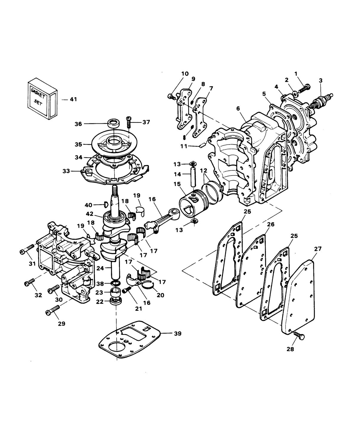 CHRYSLER 7.5 HP POWER HEAD