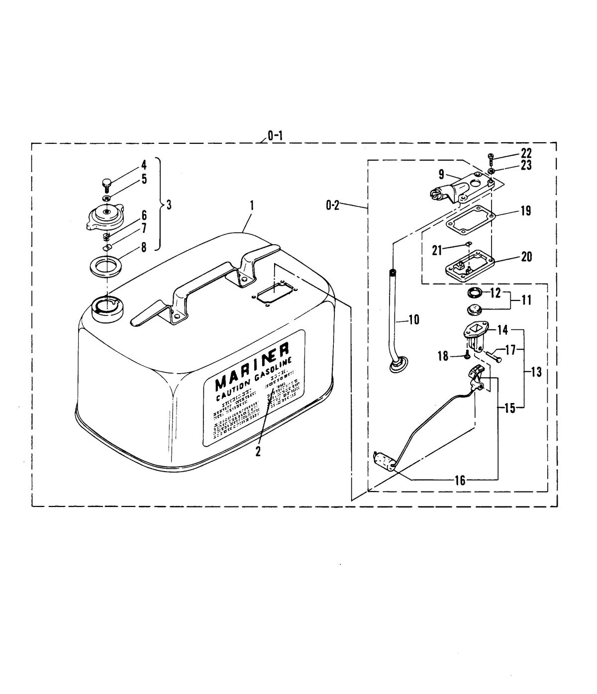 MARINER MARINER W48 FUEL TANK