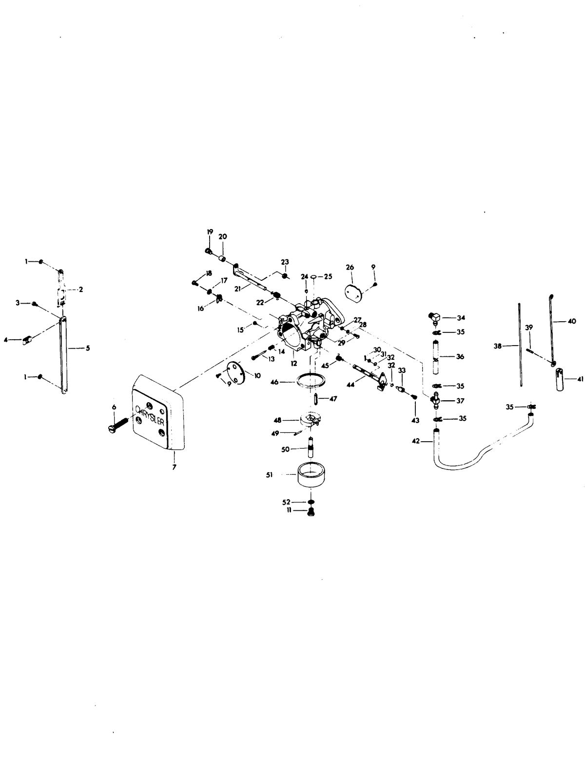 CHRYSLER 140 H.P. CARBURETOR