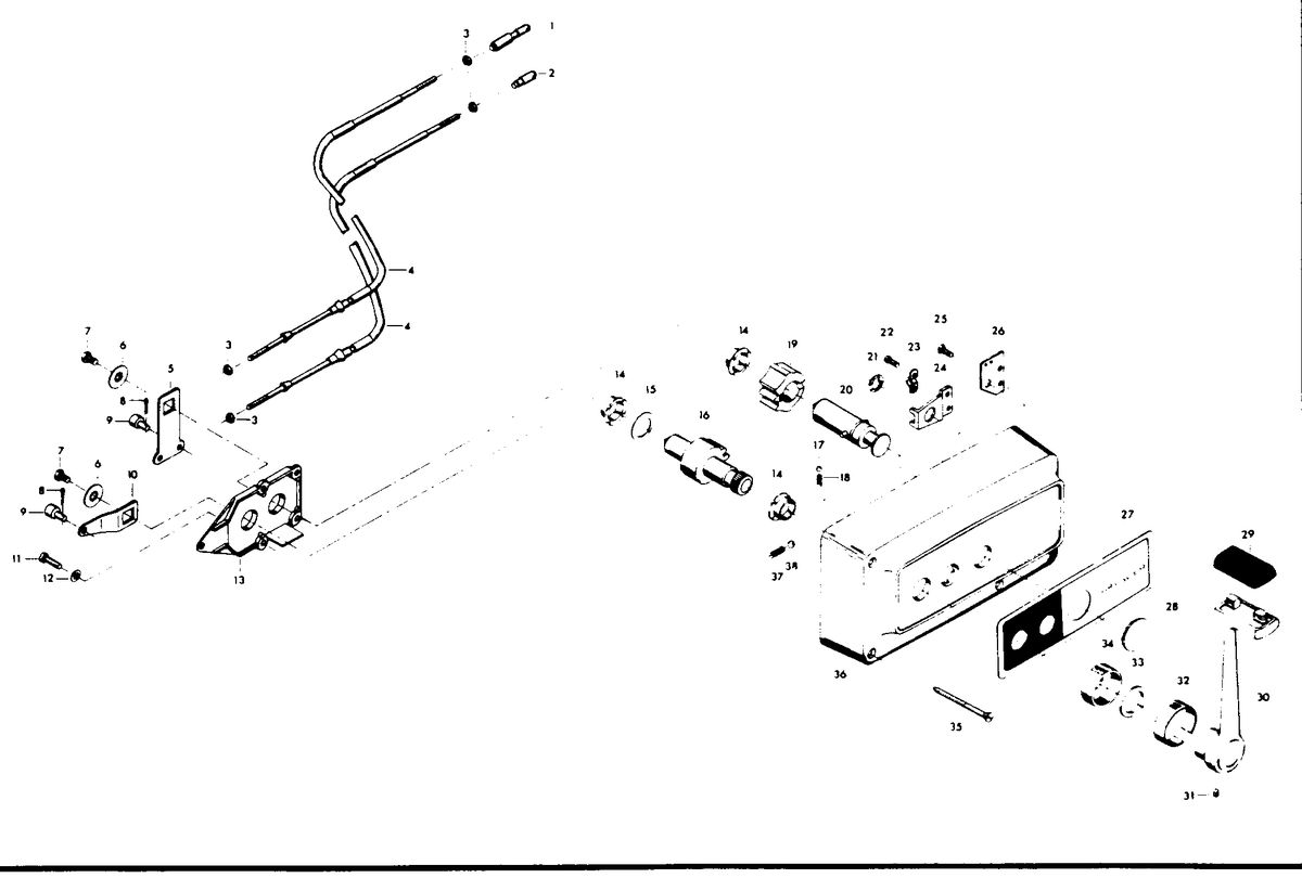CHRYSLER 55 H.P. REMOTE CONTROL