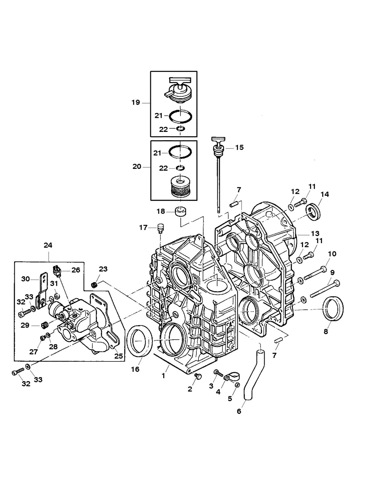 MERCRUISER MIE 5.7L INBOARD TRANSMISSION (V-DRIVE)(HURTH 630)