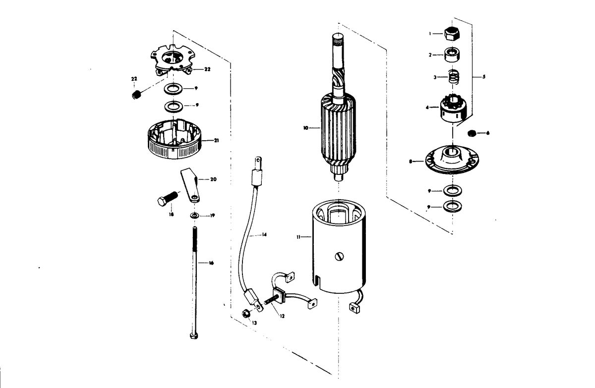 CHRYSLER 115 H.P. CHARGER STARTER