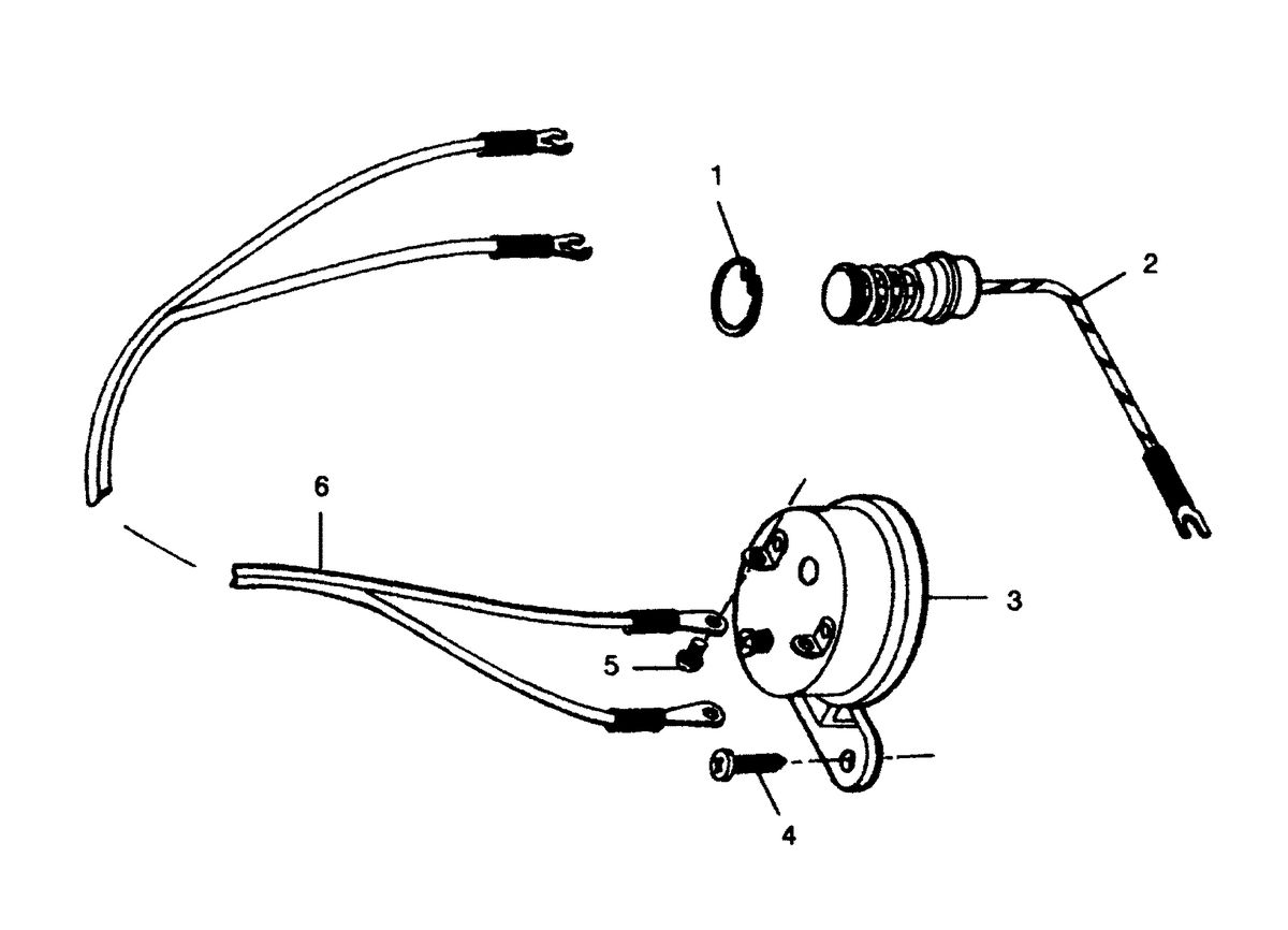 FORCE FORCE 1991 50 H.P. "Z" MODELS OVERHEAT BUZZER