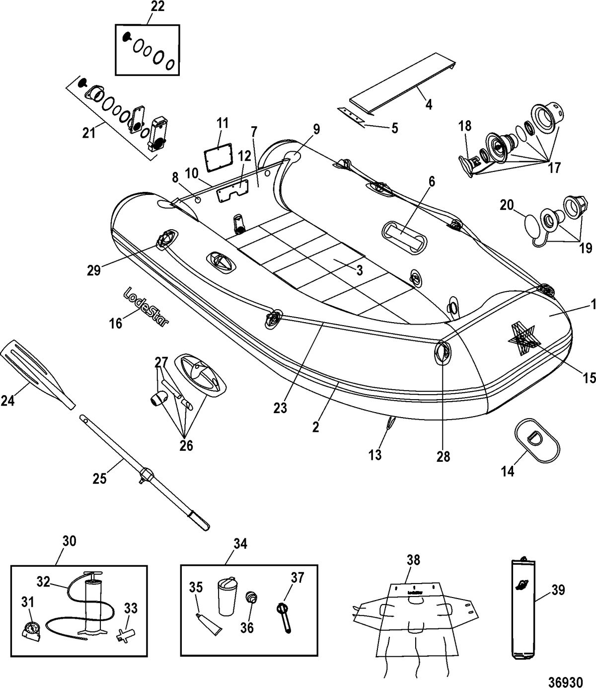INFLATABLES LODESTAR Quick Roller Models(195 / 250)