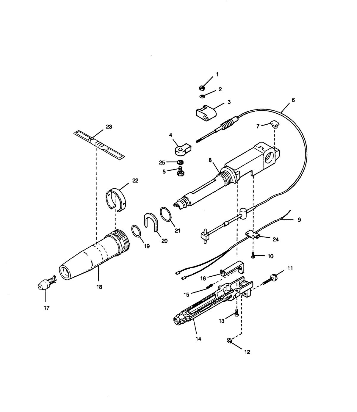 SEARS SEARS 5 H.P. STEERING HANDLE & TWIST GRIP THROTTLE