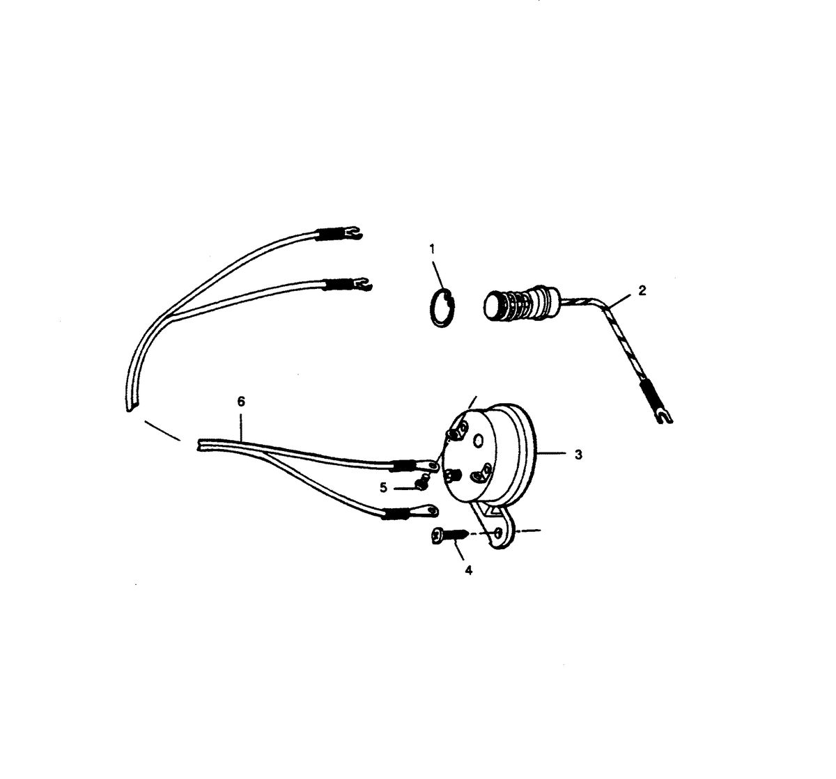 FORCE FORCE 1989 50 H.P. "D" MODELS OVERHEAT BUZZER