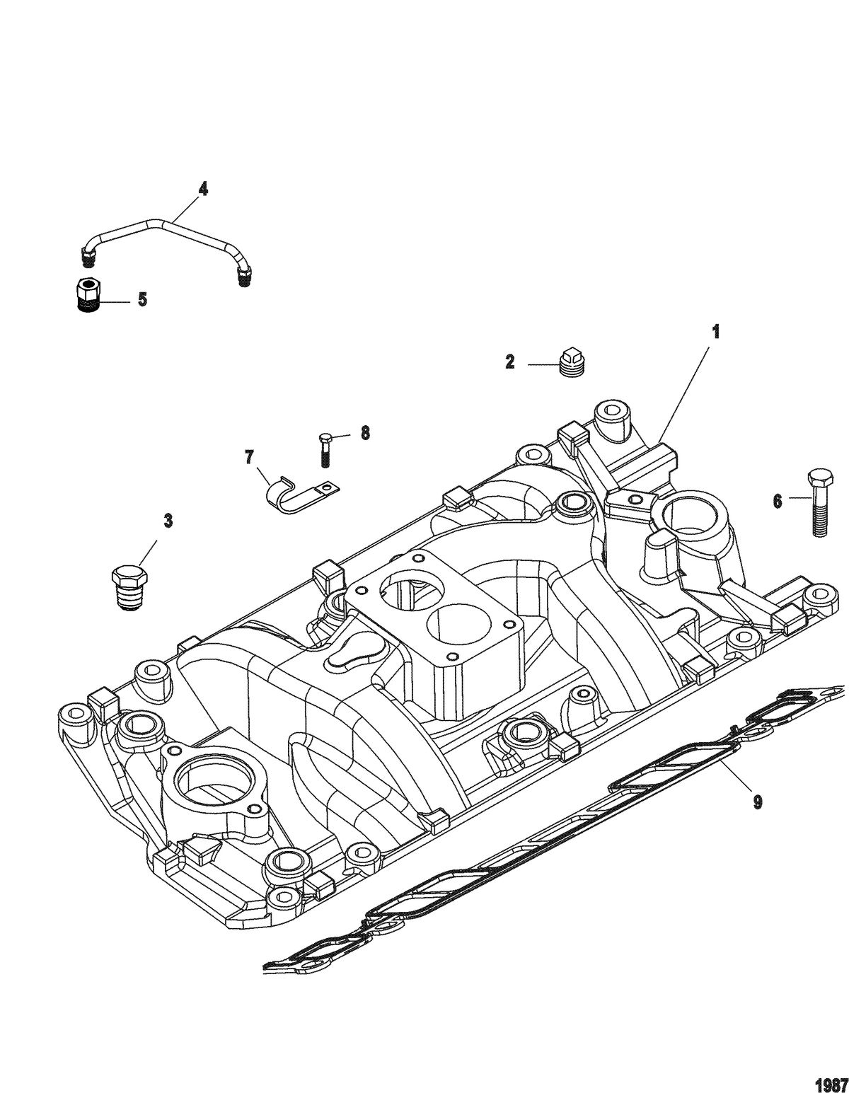 MERCRUISER 5.7L TOW SPORT Intake Manifold