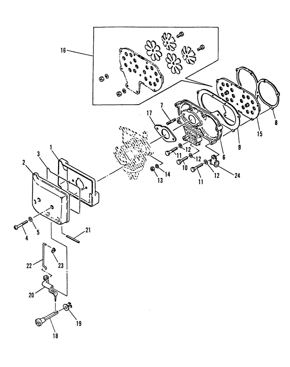 MARINER MARINER W25 INTAKE MANIFOLD