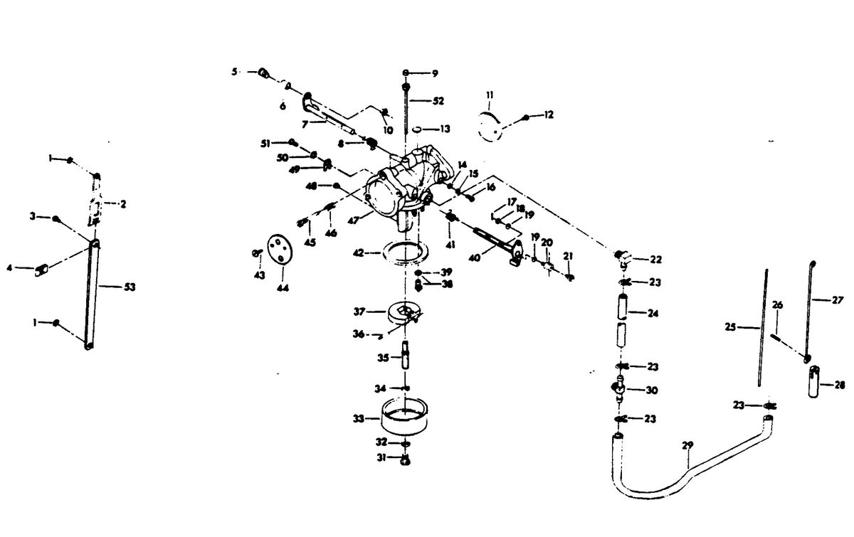 CHRYSLER 105 H.P. 120 H.P. 135 H.P. CARBURETOR