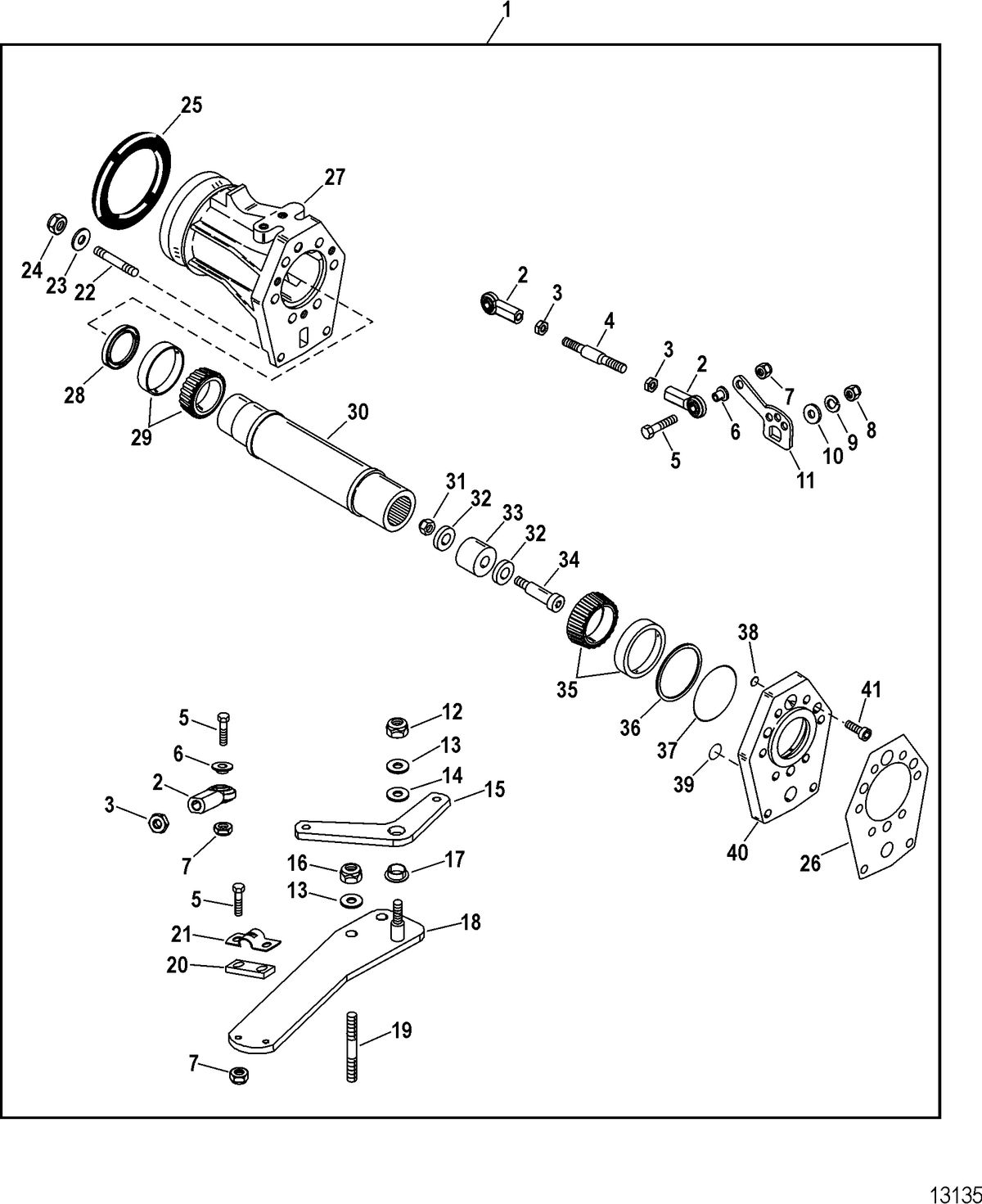 RACE STERNDRIVE 850/1025/1075/1200 SCI Transmission Components(Plug In Models)