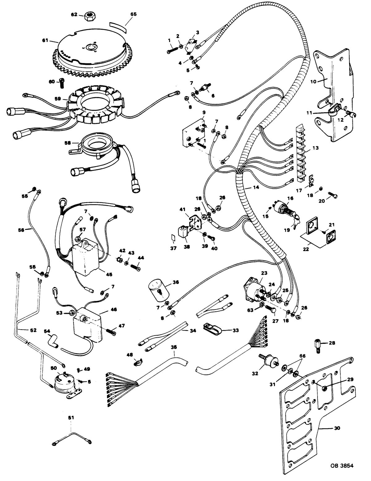 CHRYSLER 115 H.P. ELECTRICAL COMPONENTS