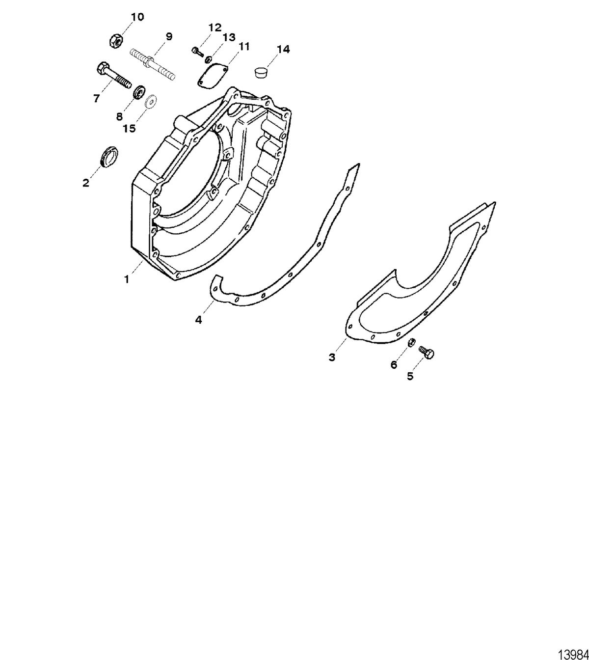 RACE STERNDRIVE SCORPION 377 Flywheel Housing