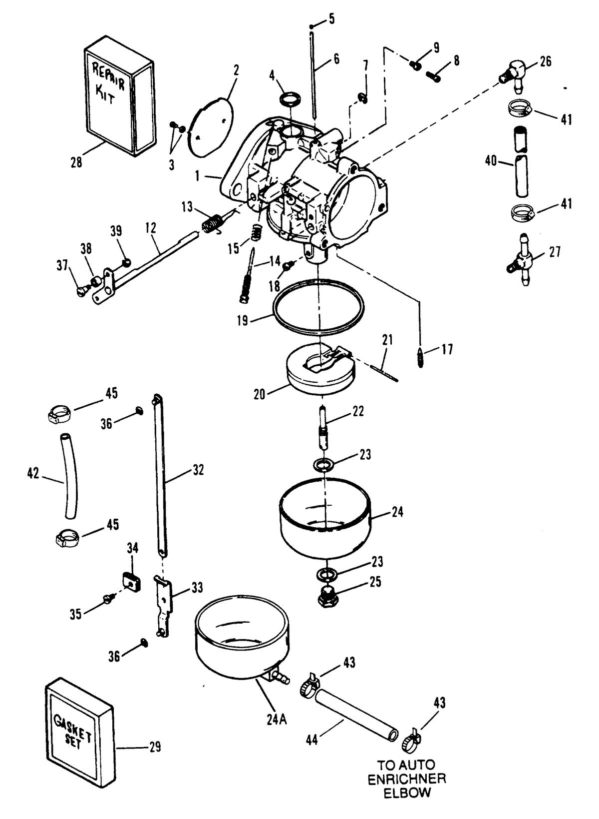 SPORTJET SPORT JET 120 CARBURETOR