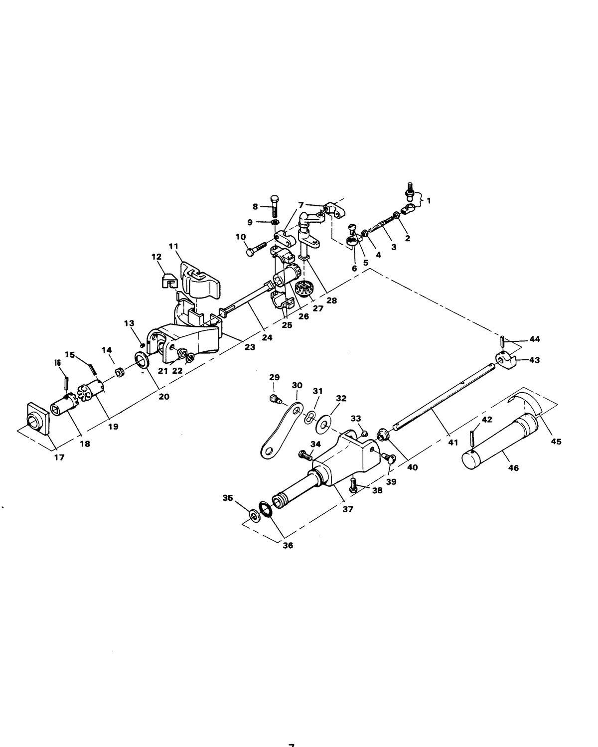 CHRYSLER 7.5 HP STEERING ARM