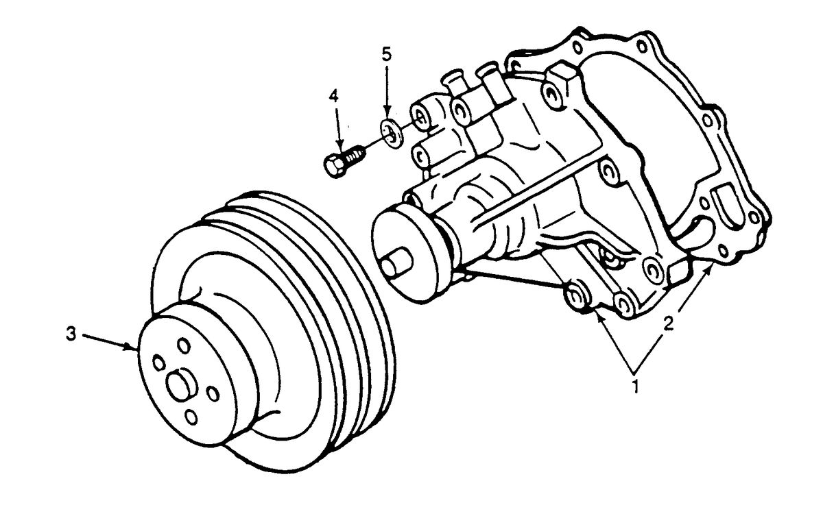 U.S. MARINE US MARINE 351 INBOARDS ENGINE WATER PUMP