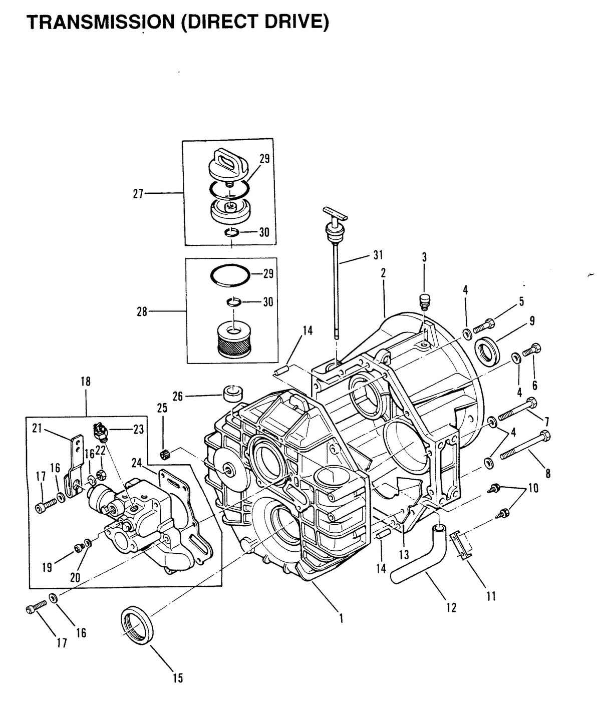 MERCRUISER D-254 TURBO ACDIESEL ENGINE STERN DRIVE/INBOARD TRANSMISSION (DIRECT DRIVE) (INBOARD)