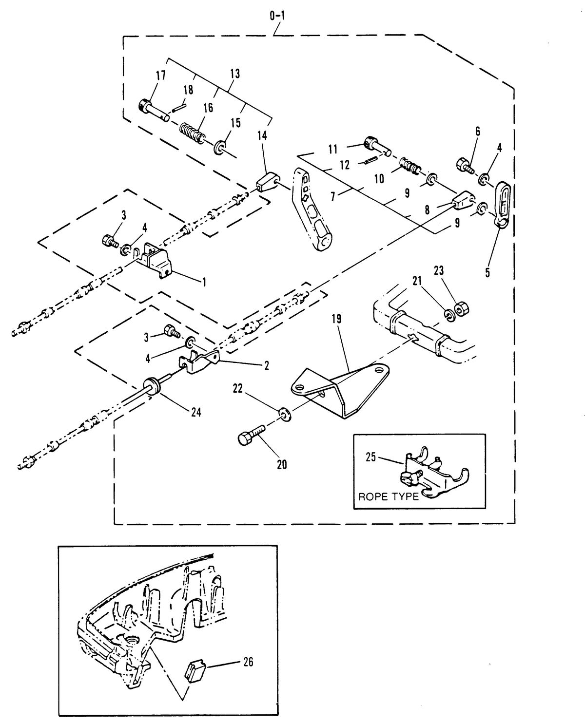 MARINER MARINER 20 REMOTE CONTROL ATTACHING KIT