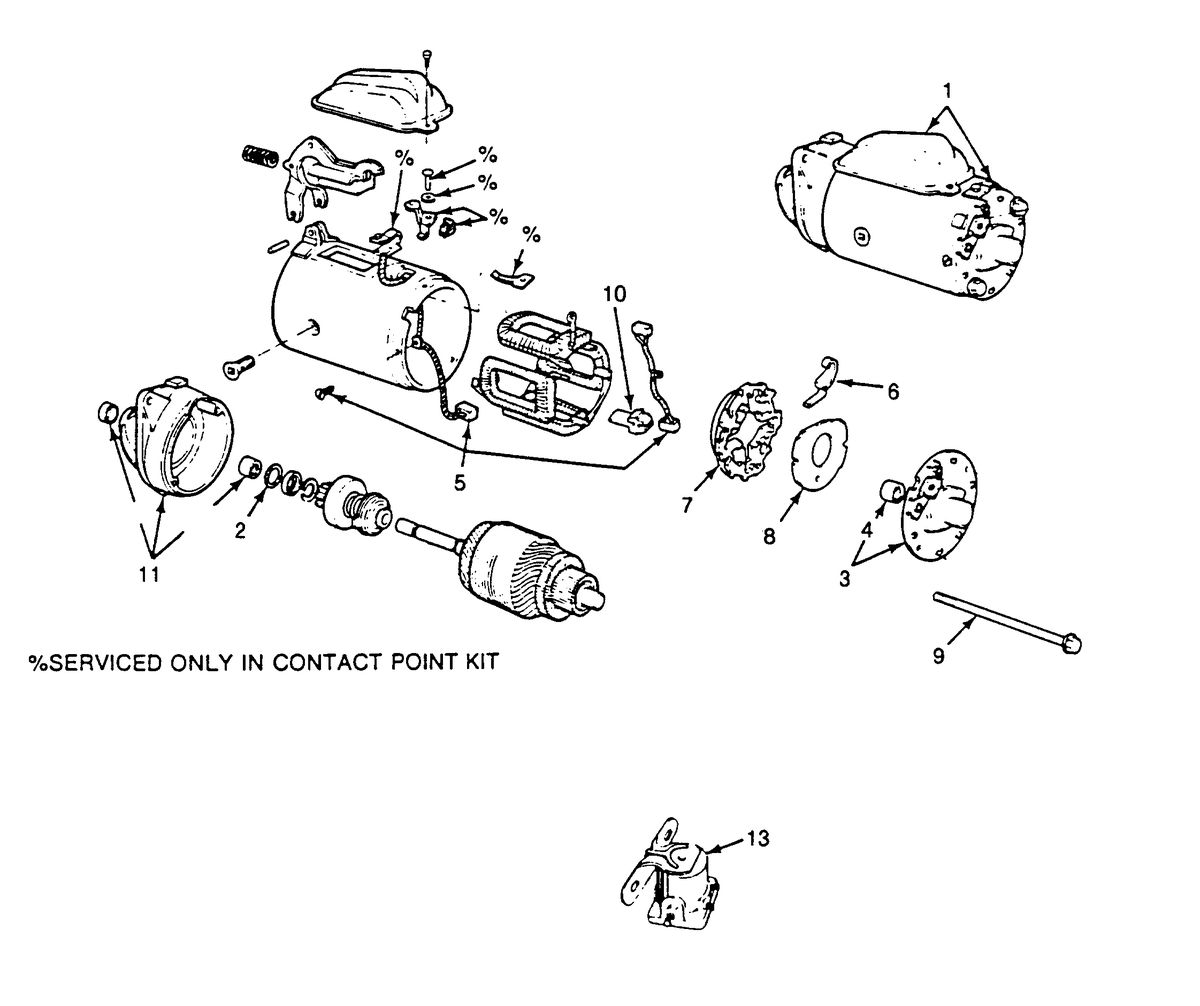 U.S. MARINE US MARINE 351 INBOARDS STARTER