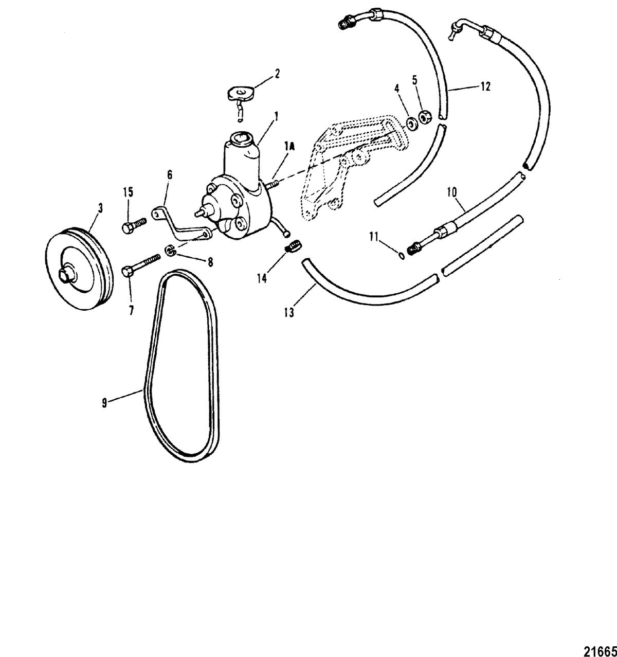 RACE STERNDRIVE 420 / 425 Power Steering Components