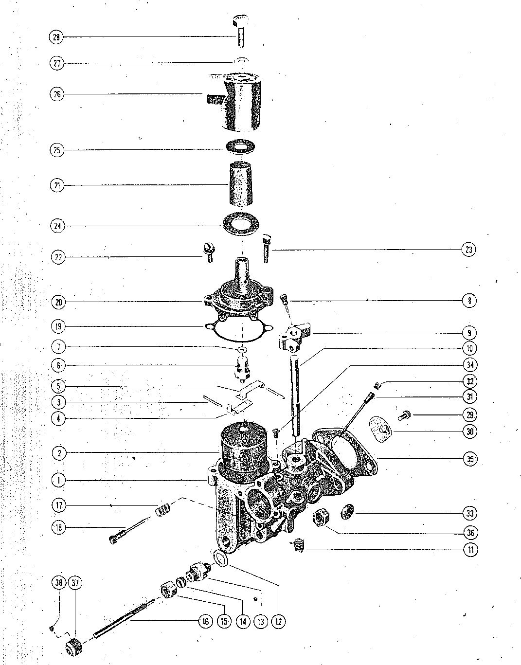 MARK MARK 30H, MARK 55H CARBURETOR ASSEMBLY(MK30H,MK30H-1)