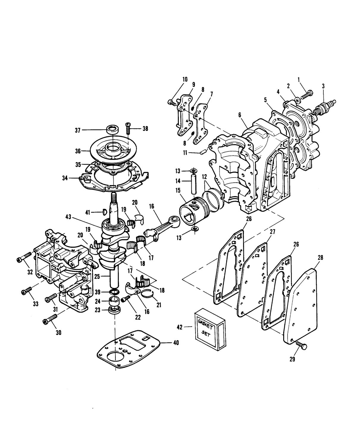 CHRYSLER 7.5 HP POWER HEAD