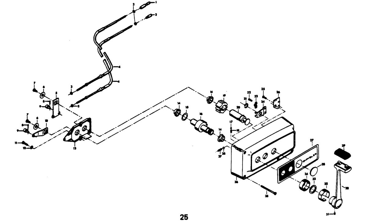 CHRYSLER 45 H.P. REMOTE CONTROL